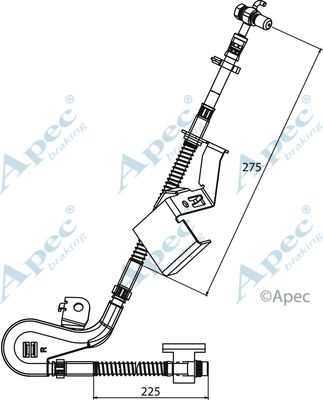 APEC BRAKING Jarruletku HOS3939